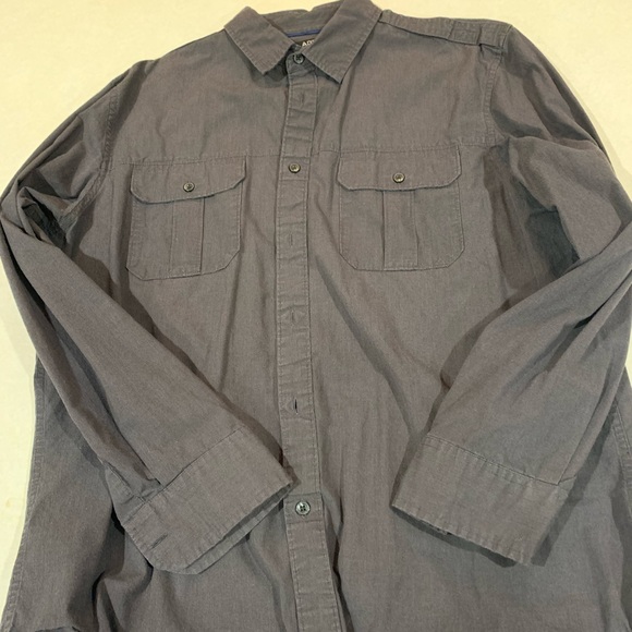 Lot of 3 - Apt. 9 Casual Button-down Shirts - Teal, Blue, Dark Grey - All Size L - Picture 3 of 9